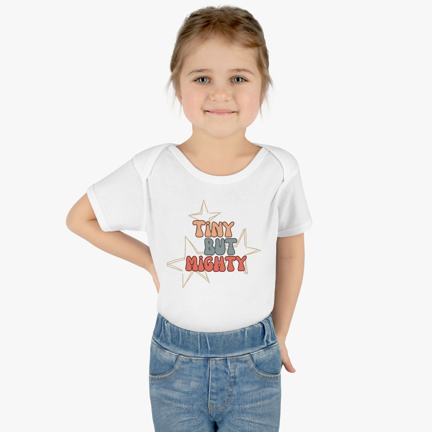 Infant Tiny But Mighty Bodysuit