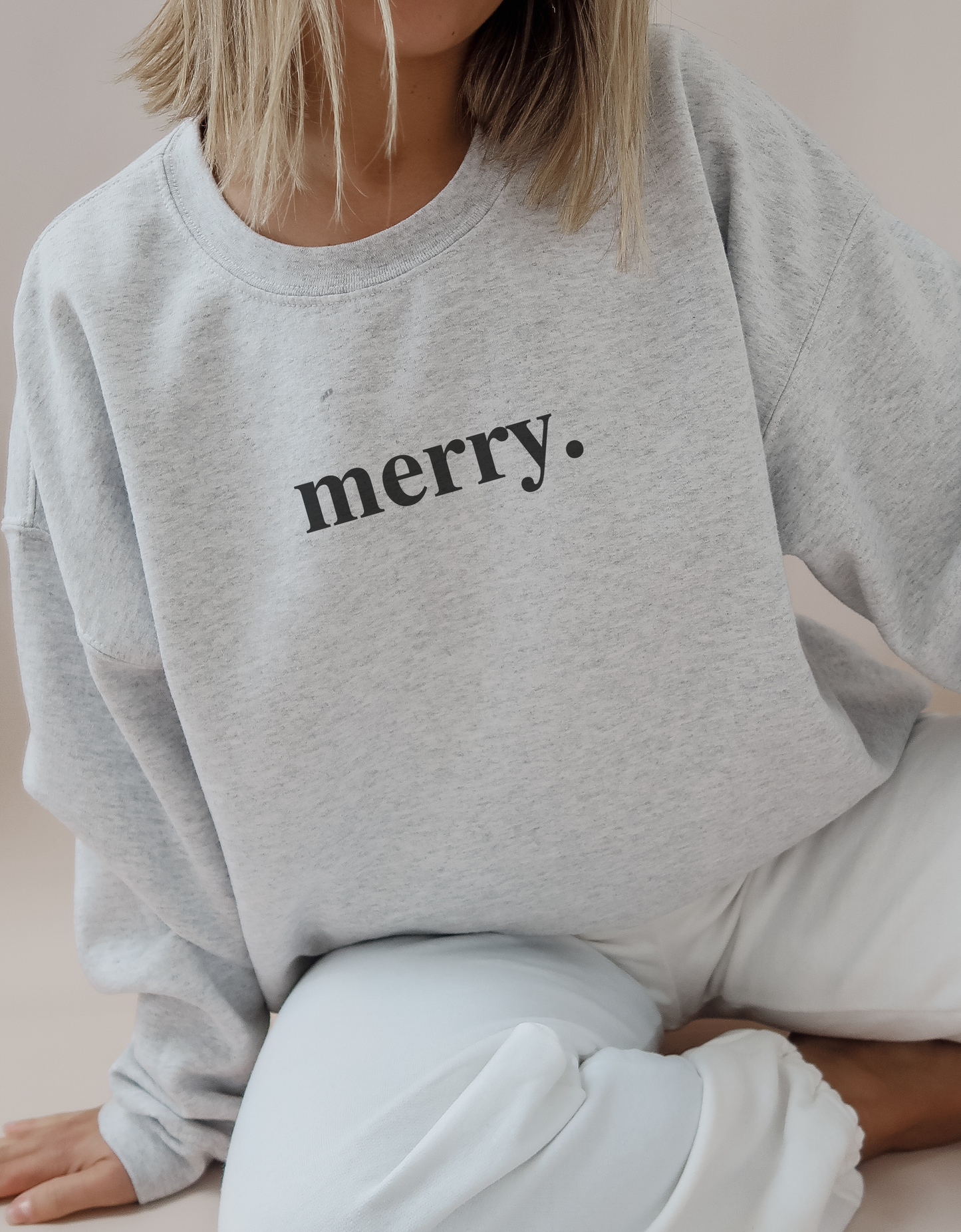 Adult Merry Crewneck Sweatshirt