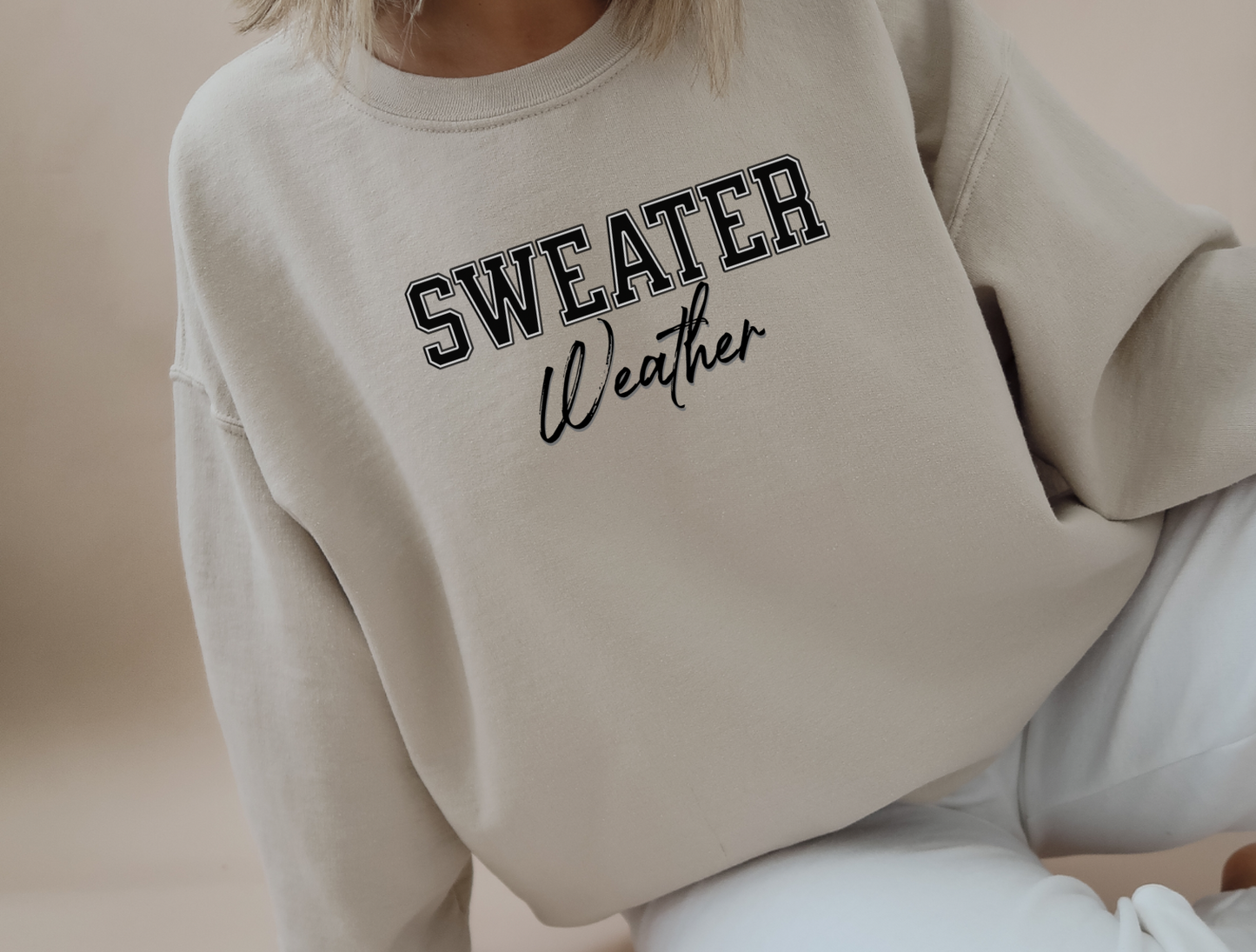 Sweater Weather Adult Crewneck Sweatshirt