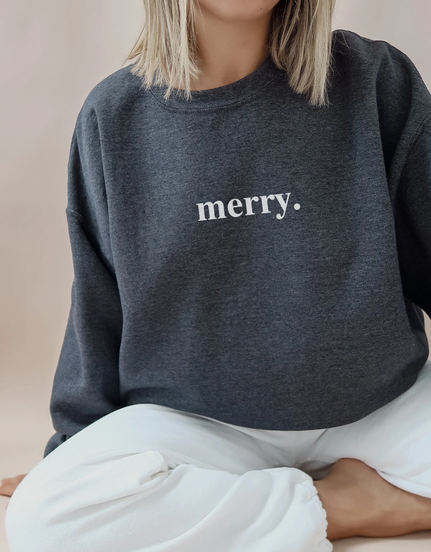 Adult Merry Crewneck Sweatshirt